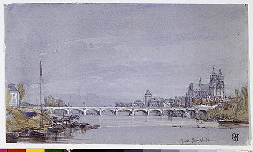 Tours, 1836, William Callow