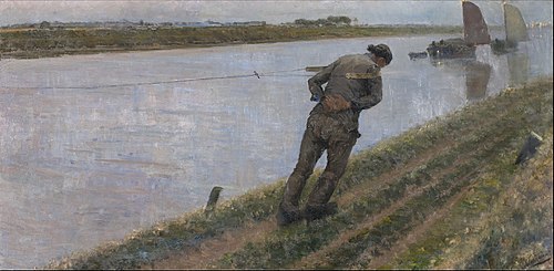 Le haleur, , Théodore Verstraete