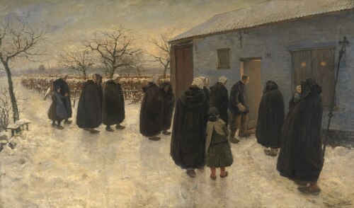 To the vigil, 1889, Théodore Verstraete