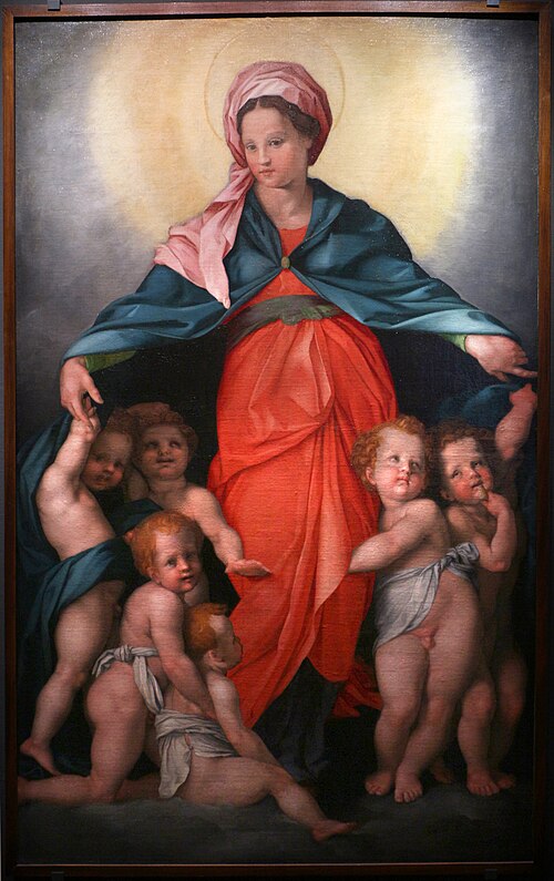 Virgin of the Innocents, 1530, Jacopino del Conte