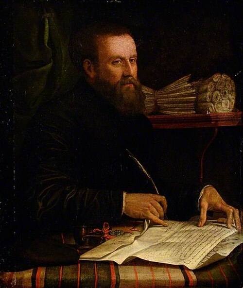 Portrait of F.De Pisia, a Papal Notary, , Jacopino del Conte