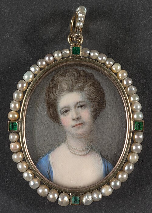 Portrait of an Unknown Lady, 1770, Richard Cosway