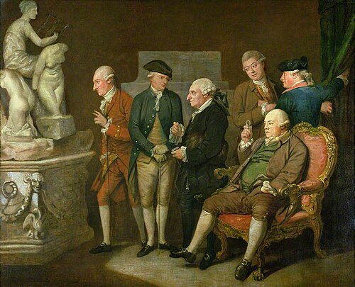 Group of Connoisseurs, 1775, Richard Cosway