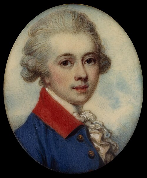 Portrait d'un gentilhomme, 1780, Richard Cosway