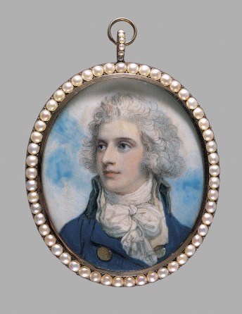 Porträt des Mr. C. Bradshaw, 1790, Richard Cosway