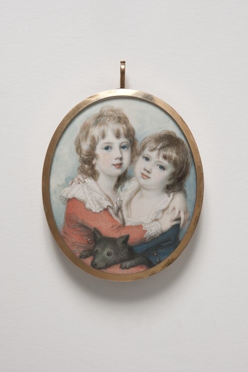 William and George Cavendish, 1794, Richard Cosway