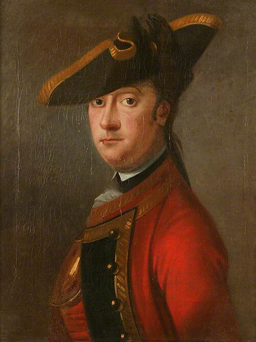 Portrait of an Officer of the Foot Guards, 1760, Henry Robert Morland