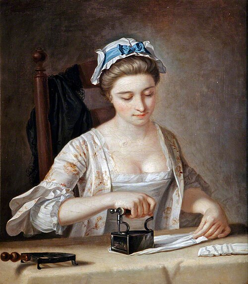 Domestic Employment: Ironing, , Henry Robert Morland