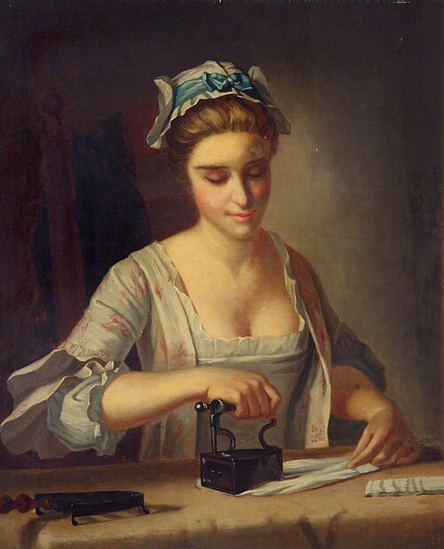 Domestic Employment: Ironing, , Henry Robert Morland