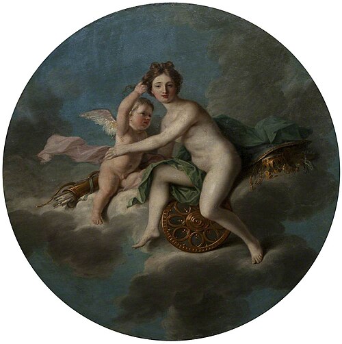 Love embracing Fortune, 1800, Henry Robert Morland