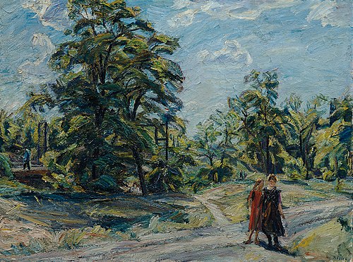 Baumlandschaft, 1910, Waldemar Rösler