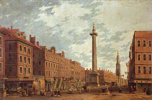 Billingsgate and the Monument, , Samuel Scott