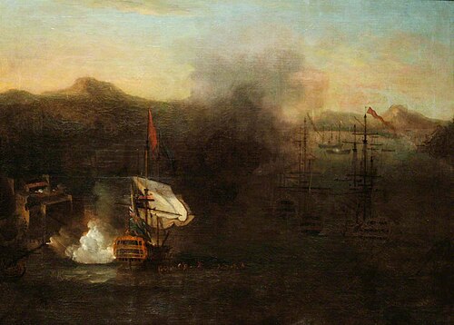 The Capture of Puerto Bello, Panama, 21 November 1739, , Samuel Scott