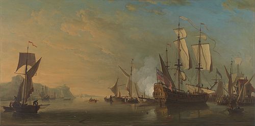 Shipping off Dover, 1738, Samuel Scott