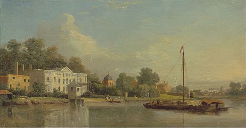 Pope's Villa, Twickenham, 1759, Samuel Scott