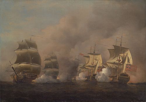 Action off the Cape of Good Hope, 1757, Samuel Scott