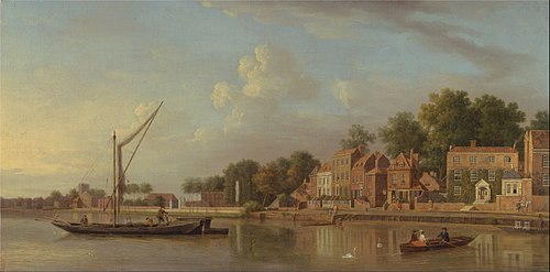 The Thames at Twickenham, 1760, Samuel Scott