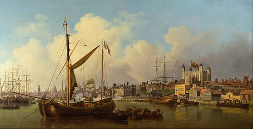 A View of the Tower of London, Supposed on his Majesty's Birthday, 1771, Samuel Scott