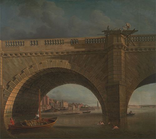 Arches of Westminster Bridge, 1750, Samuel Scott