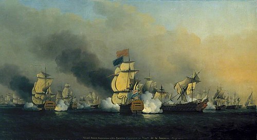 Admiral Anson’s Action off Cape Finisterre 1747, 1749, Samuel Scott
