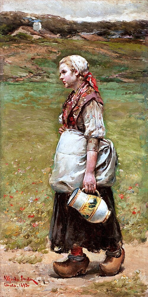 Camino de la fuente, 1893, Alfredo Souto