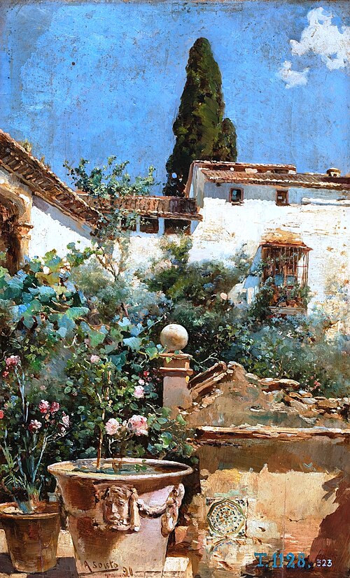 Paisaje de Granada, 1891, Alfredo Souto