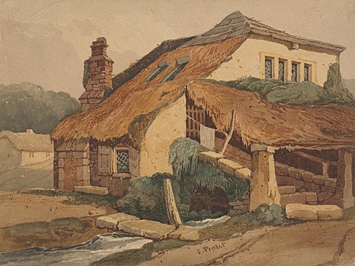 Kingsteignton, Devon, 1819, Samuel Prout