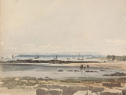Beach Scene, , Samuel Prout