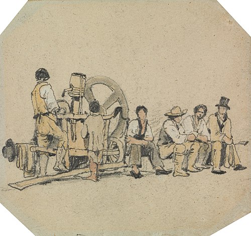 Mechanical Grinder with Figures, , Samuel Prout