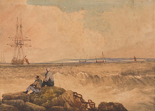 Coast Scene, , Samuel Prout