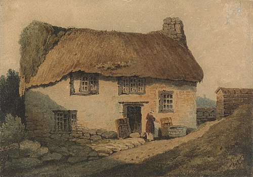 The Thatched Cottage, , Samuel Prout