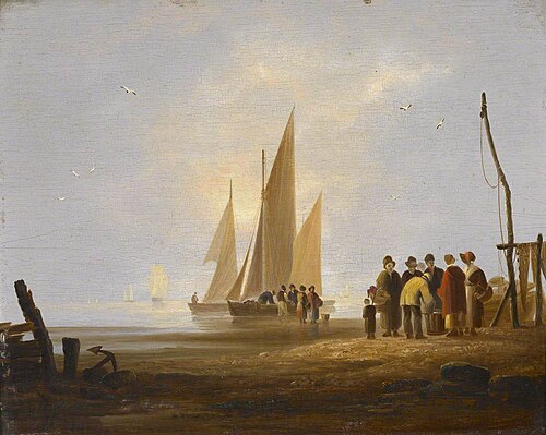 Harbour Scene, , Samuel Prout