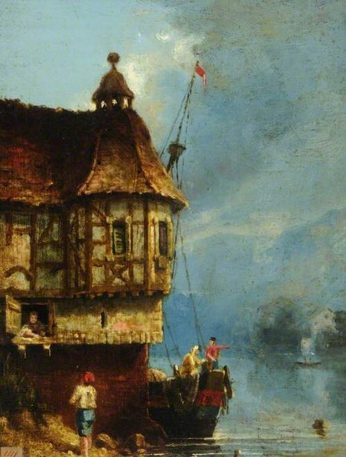 River Scene, , Samuel Prout