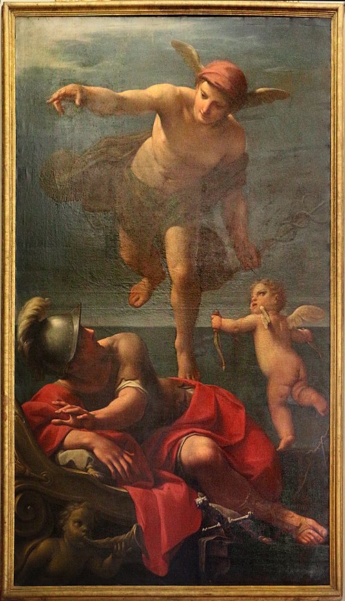 Mercure réveillant Enée, 1714, Marcantonio Franceschini