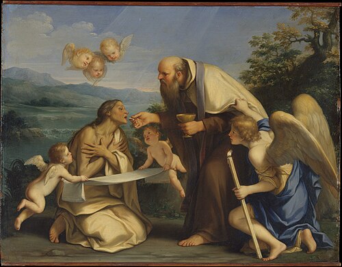 The Last Communion of Saint Mary of Egypt, 1680, Marcantonio Franceschini