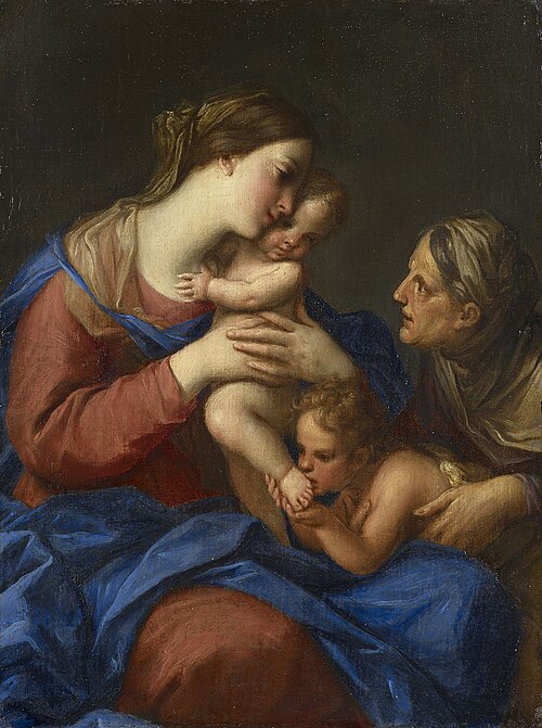 The Virgin and Child with Saint Elizabeth and Saint John the Baptist, 1694, Marcantonio Franceschini