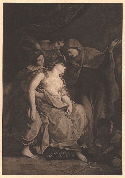 Marie Madeleine pénitente, 1677, Marcantonio Franceschini