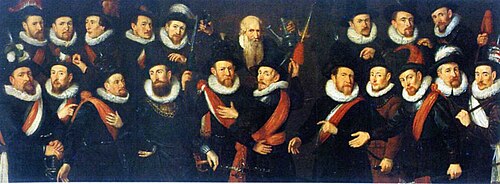 Officers and Guardsmen of the Company of Colonel Gijsbert 't Hert, 1619, Jan Daemesz. de Veth