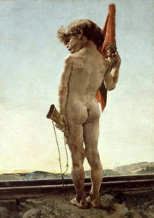 The guardian, 1877, Ignasi Pinazo i Camarlench