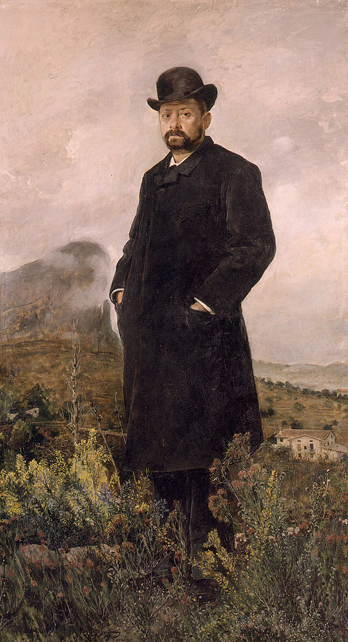 El invierno (Retrato de D. Manuel Comas), 1885, Ignasi Pinazo i Camarlench
