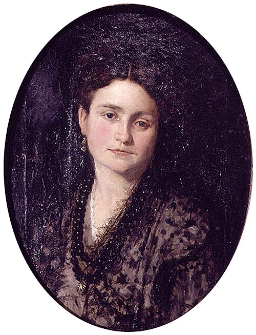 Porträt der Teresa Martínez, 1872, Ignasi Pinazo i Camarlench