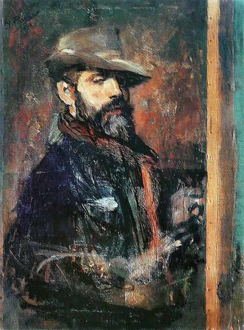 Autoportrait, 1895, Ignasi Pinazo i Camarlench