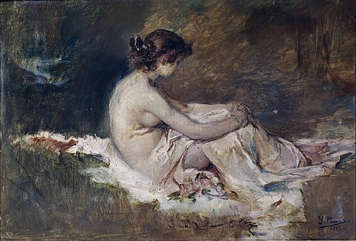 Nu féminin, 1902, Ignasi Pinazo i Camarlench