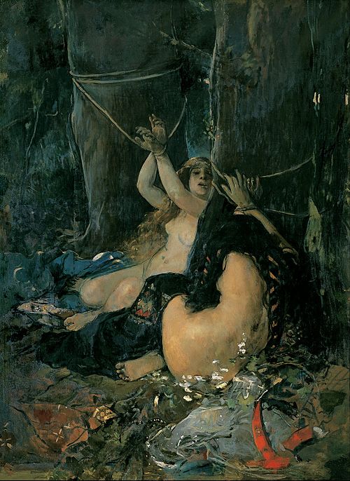 El Cid’s Daughters, 1889, Ignasi Pinazo i Camarlench