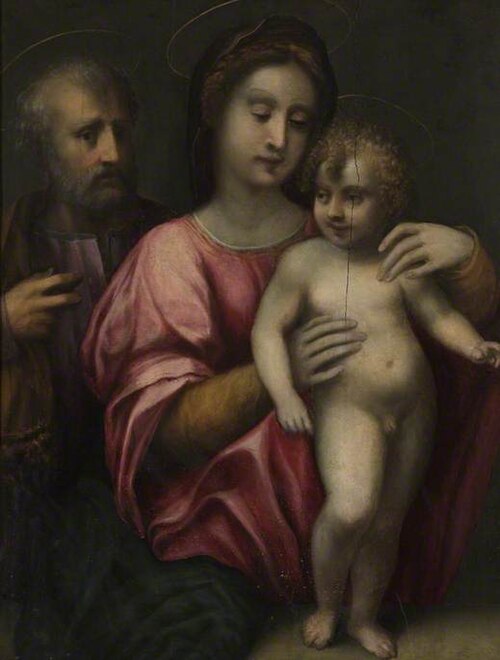 The Virgin and Child with Saint Joseph, , Domenico Puligo