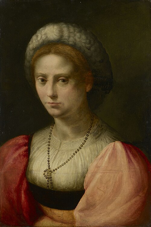 Portrait of a Lady, 1525, Domenico Puligo