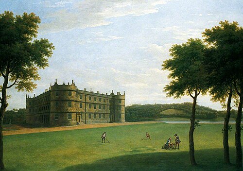 Longford Castle from the South West, 1743, George Lambert