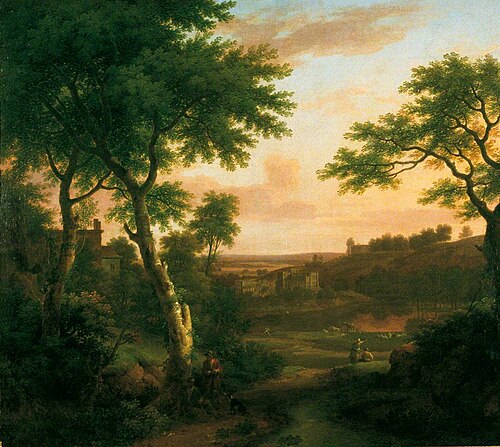 The Ruins of Rievaulx Abbey, Yorkshire, 1753, George Lambert