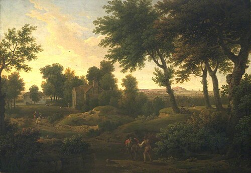 Landscape with Farm Buildings, 1760, George Lambert