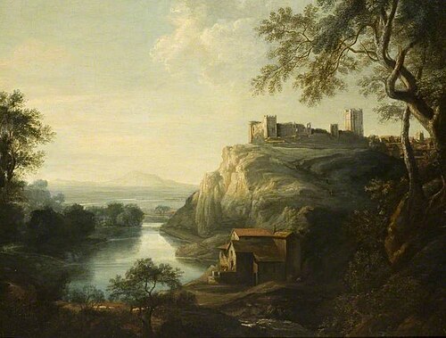 Richmond Castle, Yorkshire, , George Lambert